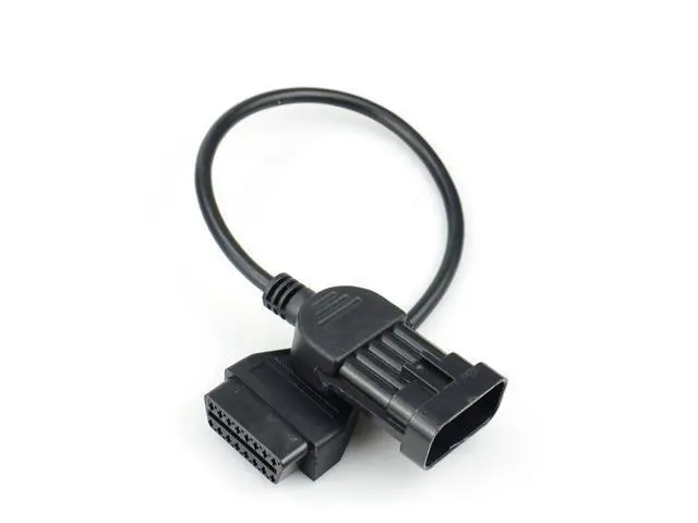 Alt view image 3 of 6 - 10pcs/Lot est O-pel 10Pin Extension Cable to OBD2 16Pin Female Diagnostic Connector for Opel 10 Pin Works OP COM