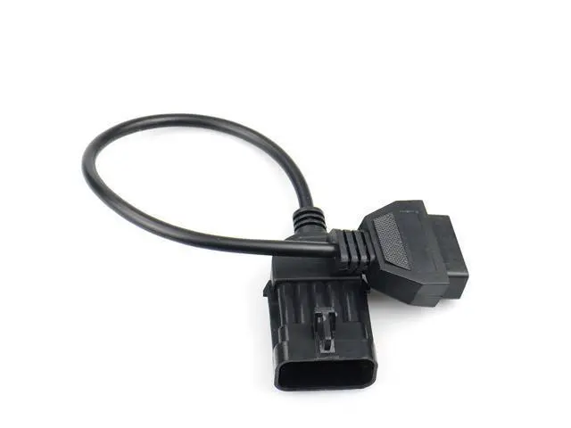 Alt view image 4 of 6 - 10pcs/Lot est O-pel 10Pin Extension Cable to OBD2 16Pin Female Diagnostic Connector for Opel 10 Pin Works OP COM