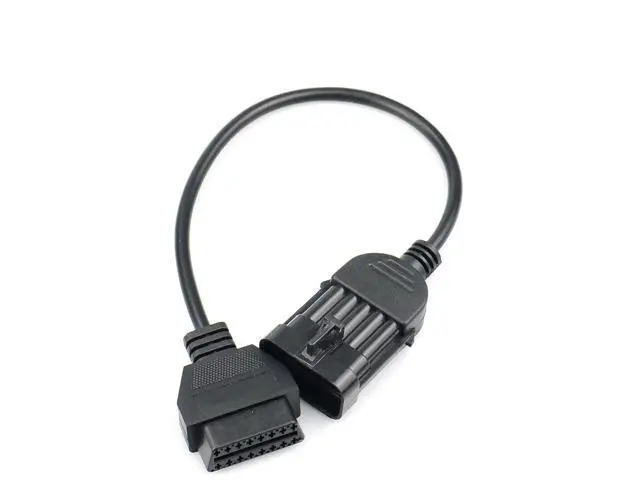 Alt view image 5 of 6 - 10pcs/Lot est O-pel 10Pin Extension Cable to OBD2 16Pin Female Diagnostic Connector for Opel 10 Pin Works OP COM