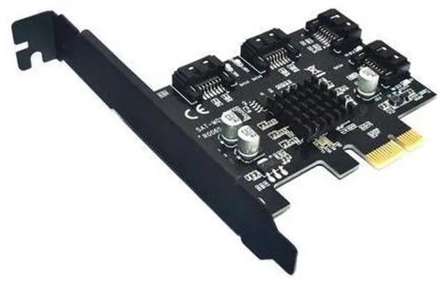 Main image of FOR 4 Ports SATA 6Gbps PCI Express Controller Card PCI-e to SATA III Adapter/converter with Heat Sink Expansion Adapter Board for PC