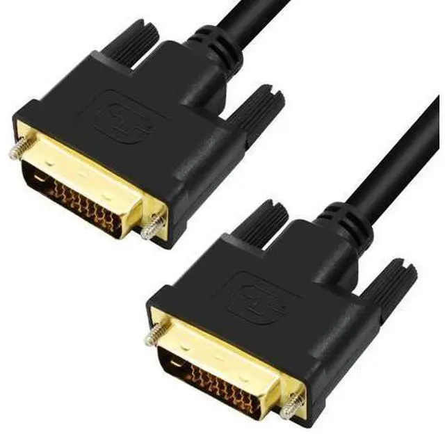 Main image of 100% High Quality 32.8ft/10m DVI Cable DVI (24+1) Plug To DVI (24+1) Plug Male to Male 24k gold-plated connectors AV Cable For Computers