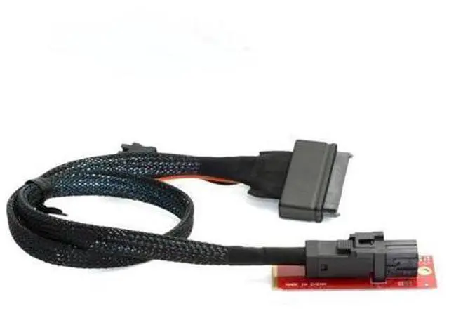 Main image of U.2 U2 Kit SFF-8639 NVME PCIe SSD Adapter & Cable for Mainboard Intel SSD 750 M.2 SFF-8643 Mini SAS HD