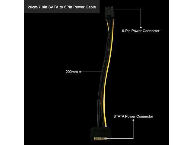 Alt view image 7 of 7 - PCI-E Riser for Bitcoin Litecoin ETH Coin Mining 6 PIN Powered PCIE Extension Cable GPU Riser Ethereum Mining ETH GPU Extension Cable PCIEX1 to PCIE X16 VER006C GPU Riser(Blue 6-PCS)