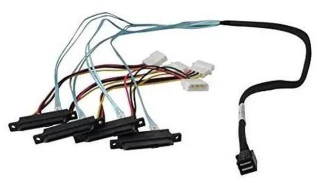 Main image of HighPoint Technologies, Inc. 8643-4SAS-1M INT MINI-SAS HD TO 4XSAS CABLE