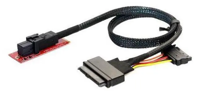Alt view image 6 of 7 - U.2 U2 Kit SFF-8639 NVME PCIe SSD Adapter & Cable for Mainboard Intel SSD 750