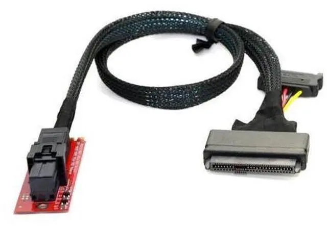 Alt view image 7 of 7 - U.2 U2 Kit SFF-8639 NVME PCIe SSD Adapter & Cable for Mainboard Intel SSD 750