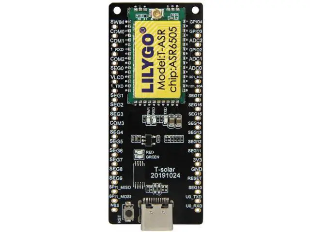 Alt view image 5 of 7 - Solar Development Board ASR6505 Integrated SX1262Lora Module Solar Power Supply Interface (915MHz)