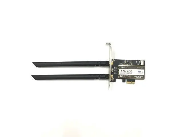Alt view image 2 of 3 - Wireless Desktop for Intel AX200NGW Wi-Fi 6 Bluetooth 5.0 Dual Band 2400Mbps PCI Express Wifi Adapter AX200802.11axWindows 10