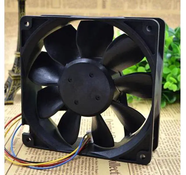 Alt view image 2 of 3 - 4715kl-05W-B46 12038 24V 0.56A 4-wire shaft fan
