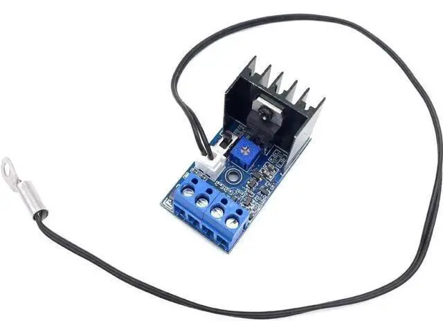 Alt view image 2 of 7 - DC 12V 1A Automatic Temperature Controlled Fan Speed Controller with Sensor, Supports 2/3/4 Wire PC CPU & Case Fans
