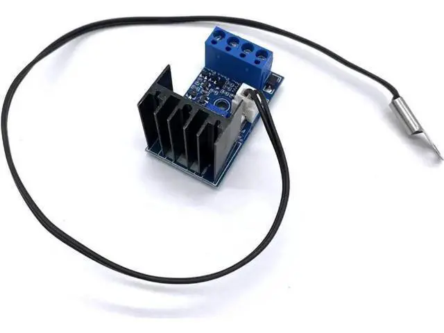 Alt view image 3 of 7 - DC 12V 1A Automatic Temperature Controlled Fan Speed Controller with Sensor, Supports 2/3/4 Wire PC CPU & Case Fans