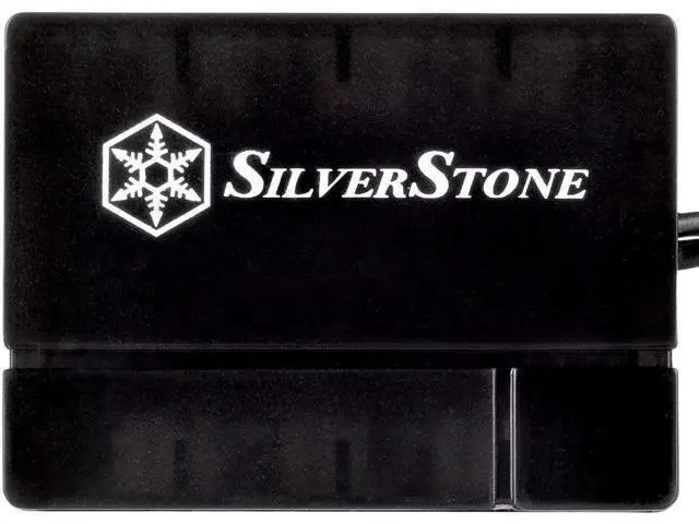 Alt view image 5 of 7 - SilverStone Technology Silverstone 8-Port PWM Fan Hub/Splitter for 4-Pin & 3-Pin Fans* in Black SST-CPF04-USA (Newest Version)