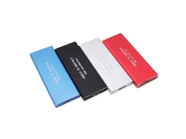 Alt view image 2 of 6 - 1 PCS M2 SSD Case NGFF SATA M.2 to USB 3.0 SSD Hard Disk Case External Hard Drive Enclosure For 2230 2242 2260 2280 M.2 NGFF SATA SSD