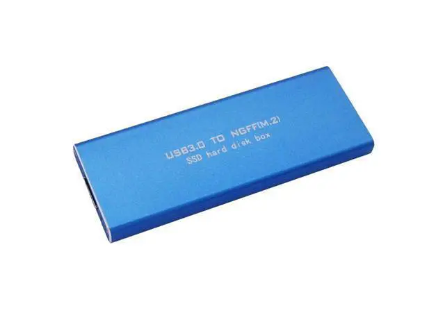 Alt view image 3 of 6 - 1 PCS M2 SSD Case NGFF SATA M.2 to USB 3.0 SSD Hard Disk Case External Hard Drive Enclosure For 2230 2242 2260 2280 M.2 NGFF SATA SSD