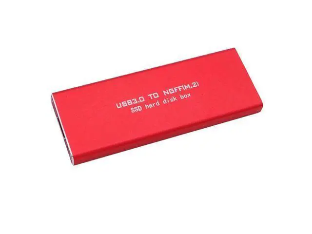 Alt view image 4 of 6 - 1 PCS M2 SSD Case NGFF SATA M.2 to USB 3.0 SSD Hard Disk Case External Hard Drive Enclosure For 2230 2242 2260 2280 M.2 NGFF SATA SSD