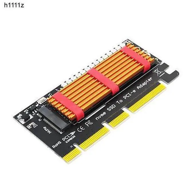 Main image of M.2 NVMe SSD NGFF to PCIE Adapter M Key Riser Card PCI-e PCI Express GEN3 X4 X8 X16 2230-2280 PCIE to M2 Adapter for Chia Mining