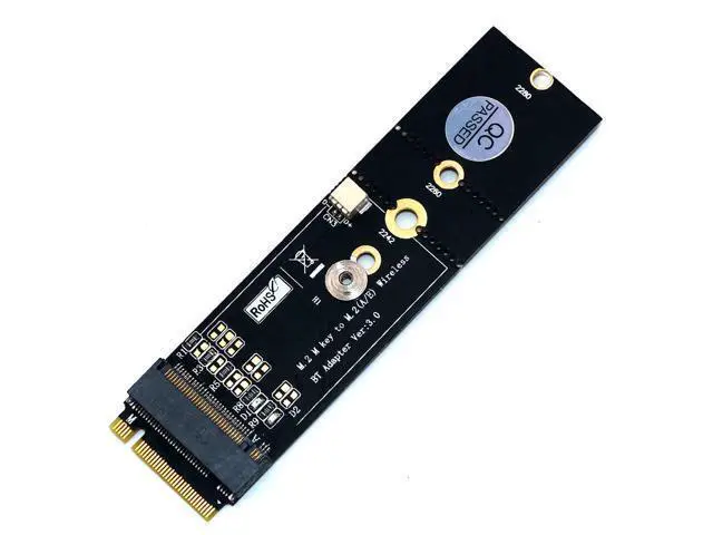 Alt view image 6 of 6 - M.2 Wifi Adapter Wireless Wifi Bluetooth Adapter PC Wifi Adapter M.2 NGFF Key A to M.2 Key M Converter Card for Intel 8265 9060