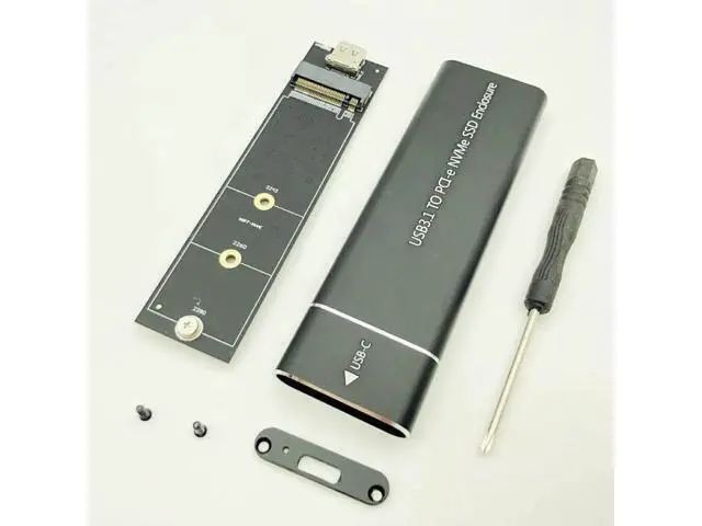 Alt view image 3 of 6 - HDD Enclosure Box HDD Case hd USB C Adapter Hard Disk Case SSD Hard Drive Box NVME M.2 SSD USB Adapter SSD M2 Type C Case