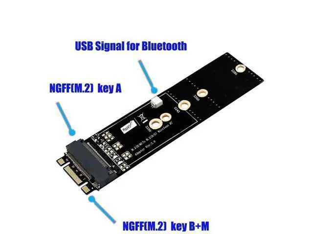 Alt view image 4 of 6 - Network Cards PC WiFi Adapter 5Ghz Internal WiFi Adapter Laptop 5G/Lan/M.2 WiFi Adapter Wi-Fi/Wi Fi/Wireless/Bluetooth Ethernet