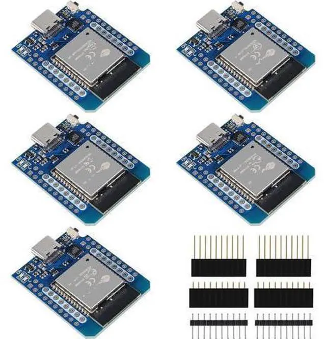 Main image of Type-C D1 Mini NodeMCU ESP32 ESP-WROOM-32 WLAN WiFi Bluetooth IoT Development Board 5V Compatible for Arduino (5pcs Type-C)