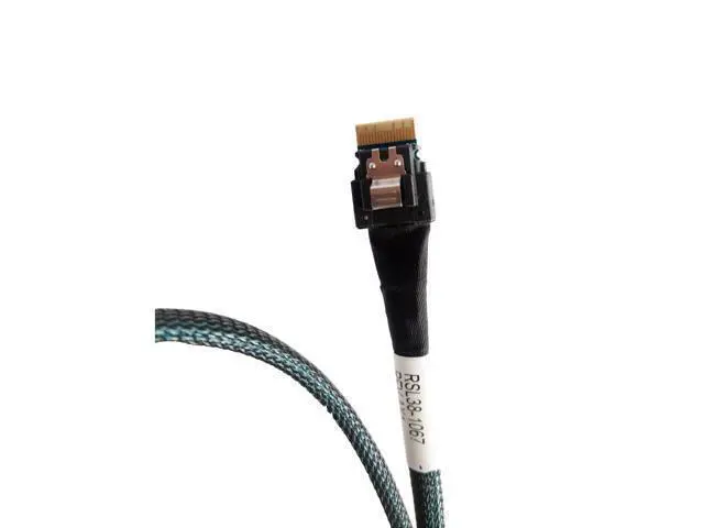 Alt view image 3 of 5 - DiliVing 4X to ,- 38pin to - 36pin Cable 80CM,Support PCIe Gen4.0 and SAS3.0 protocols