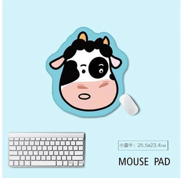 Main image of Lovely Animal Mouse Pad Kawaii Bear Large Mouse Pad Big Computer Gaming Mouse Pad Non-slip Natural Rubber Gaming Mouse Pad(Small Cow)