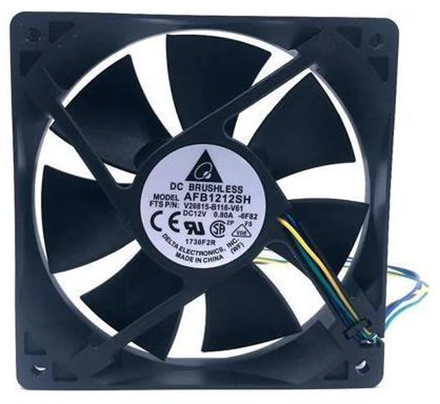 Main image of 120mm PWM Server Case Fan 12CM 12025 120X120X25MM DC12V Duall Ball 4P 4-Pin Cooling Fan High CFM Speed Control by PWM
