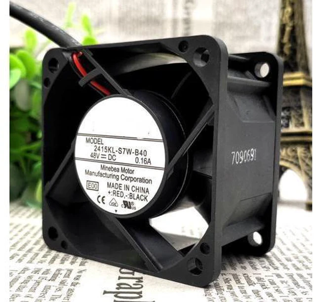 Main image of The 2415kl-S7W-B40 DC48V 0.16A 6038 6CM 2 wire heat dissipation fan large air volume