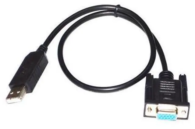 Main image of FT232RL CHIP USB TO VGA 15-PIN FEMALE ADAPTER RS422 SERIAL PROGRAM COMMUNICATION CABLE FOR CTB SERVO DRIVER T4 PORT KABLE Cable length:5M