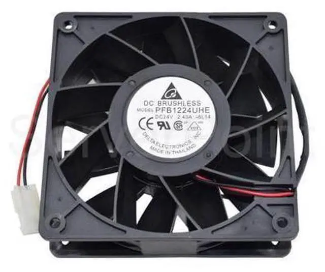 Main image of Well Tested PFB1224UHE -6L14 12CM 12038 120x120x38MM Fan 2-Pin DC 24V 2.40A Wind Volume Inverter Cooling For Delta