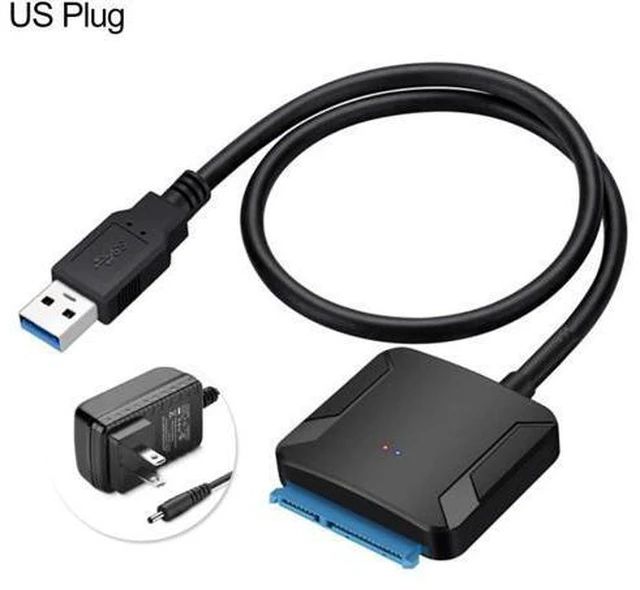 Main image of Ugthe Cable & HUB & Adapter UASP SATA to USB3.0 Adapter Converter Cable Compatible with 2.5/3.5 inch HDD SSD Hard Disk - US Plug