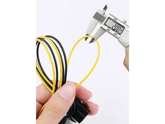 Alt view image 2 of 7 - 6 Pin PCIe - 2 x PCIe 8 (6+2) Pin 6PIN to Dual 8PIN Graphics Card PCI-e Express VGA Splitter Power Extension Cable (4 Pieces)