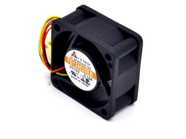 Alt view image 5 of 6 - 1pcs FD124020EB 4020 40mm 12V super durable double ball bearing cooling fan 40*40*20mm