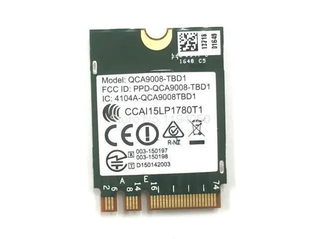 Alt view image 3 of 3 - Atheros QCA9008-TBD1 Wireless AC + AD Bluetooth 4.1 WIFI Module 2.4G / 5G Dual Band WIFI Card 867Mbps QCA9008 WIFI CARD