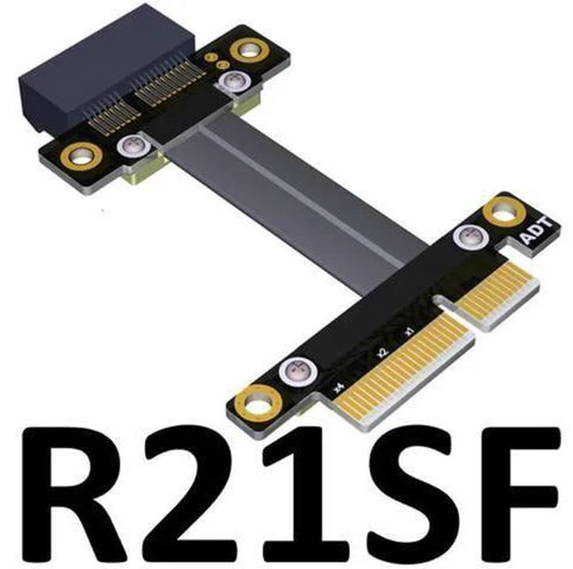 Main image of FOR PCI-E x4 to x1 extension converter cable pice 4x to PCIe3.0 1x adapter Flat Cable computer motherboard extend