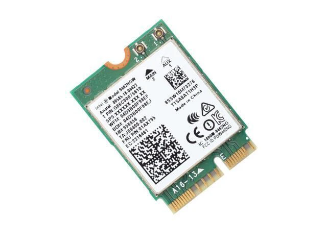 Alt view image 6 of 6 - Dual Band 433Mbps Wireless For Intel AC 9462 9462NGW NGFF Key E Wifi Card 9462AC 8020.11ac Bluetooth 5.0 Laptop Windows 10