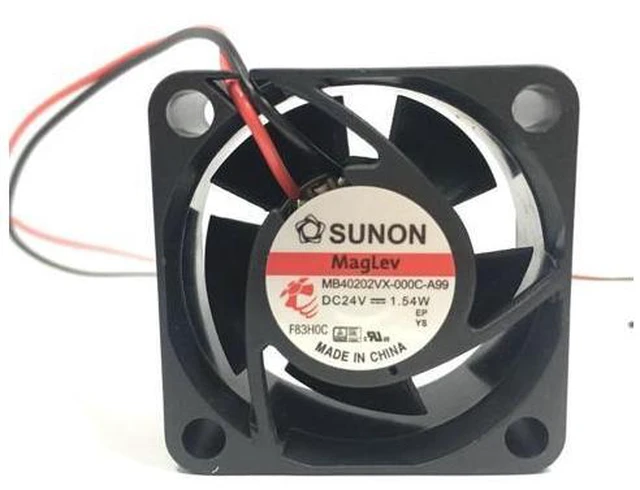 Main image of Sunon MB40202VX-000C-A99 4cm 4020 40X40X20mm Fan DC 24V 1.54W Server 3D Cooling Fan