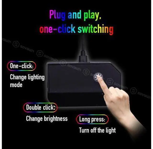 Alt view image 3 of 7 - RGB LED Gaming Mouse Pad Esports Player Non-slip Color Mousepad
