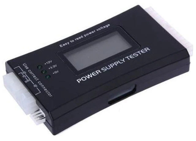 Alt view image 6 of 6 - New Digital LCD PC Computer Power Supply Tester 20/24 Pin 4 PSU ATX SATA HDD Testers
