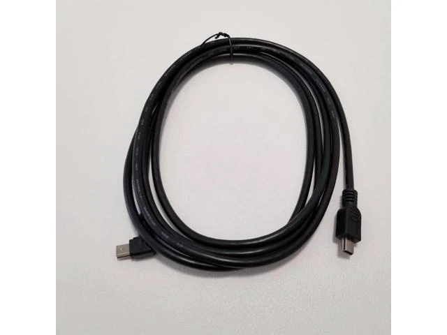 Alt view image 2 of 4 - Left Angled 90 Degree Elbow USB Data Extension Cable Mini USB Male to Male T-port Data Car Line 2M