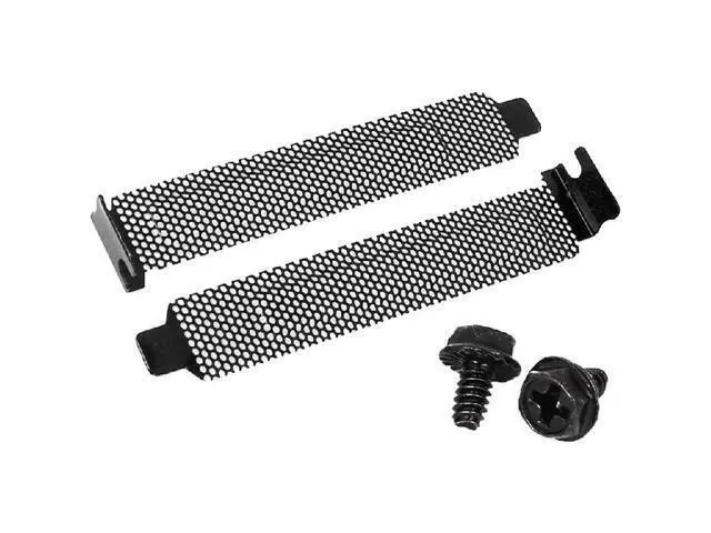 Alt view image 5 of 6 - 20 Pieces PCI Slot Cover Hard Steel Dust Filter Blanking Plate, Vented Slot Covers for Computer Cases with 20 Screws
