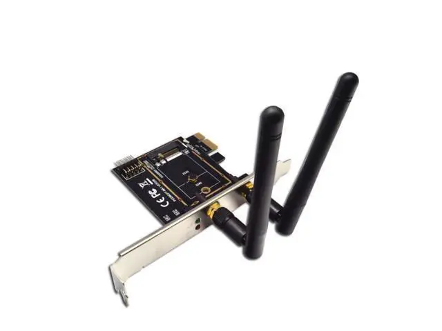 Alt view image 4 of 4 - M.2 NGFF Key A A+E to Mini PCI-E Adapter Wireless WiFi Bluetooth Network Card Converter PCI-Express 1X M2 NGFF Support 2230 2242