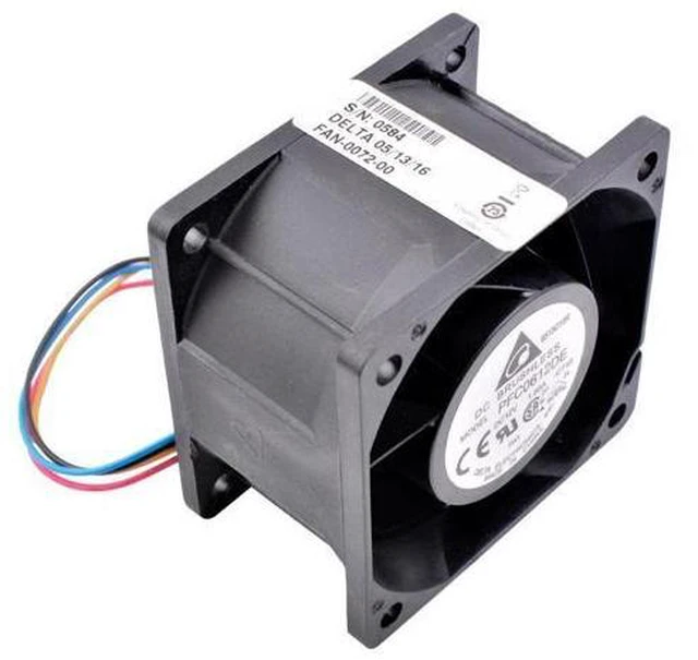 Alt view image 2 of 4 - PFC0612DE 6cm 60mm fan 6038 60mm fan DC12V 1.68A 4-wire PWM server power large air volume cooling fan