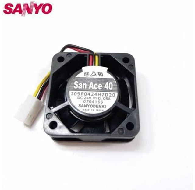 Main image of 1pcs 109P0424H7D20 4020 0.08A 4CM 24v 40mm cooling fan blower