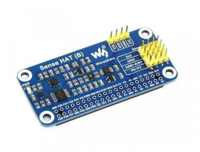 Main image of Waveshare Sense HAT (B) for Raspberry Pi, Onboard Multi Powerful Sensors, Supports External Sensors