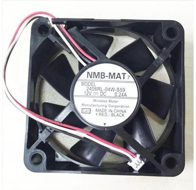 Main image of 1pcs 2406RL-04W-S59 12V 0.24A 6015 60mm Projector axial cooling fan
