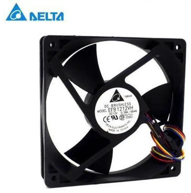 Main image of EFB1212VH 12CM 1225 12025 120mm 120*120*25MM 12V 0.58A the isothermia pwm cooling fan computer cpu case fan for Delta