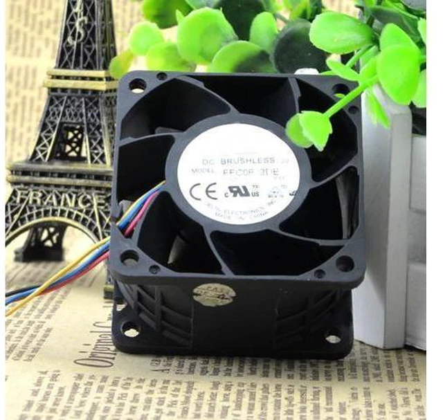 Alt view image 3 of 3 - 6 cm 6038 violent fan FFC0612DE DC 12V 2.5A 4-wire cooling fan