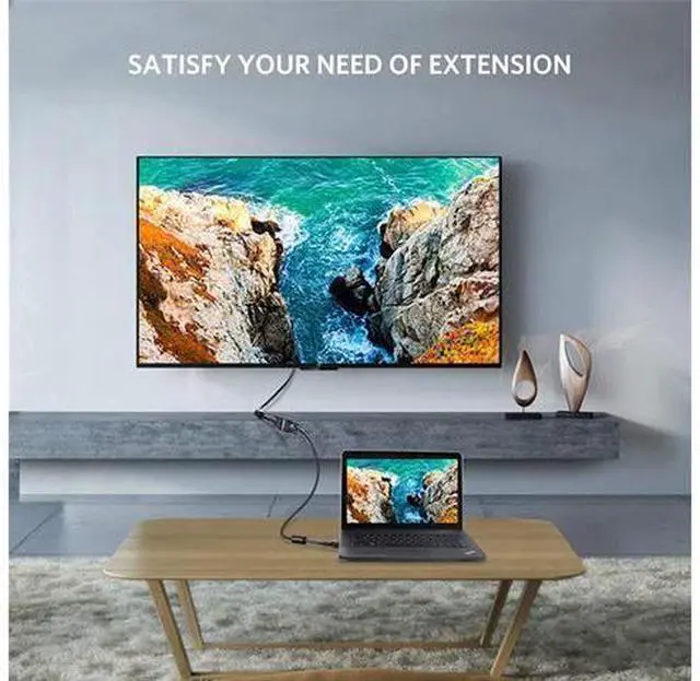 Alt view image 5 of 7 - UGREEN VGA Extension Cable SVGA Male to Female HD15 Monitor Video Adapter Cable Support 1080P Full HD for Laptop, PC, Projector, HDTV, Display (6FT)