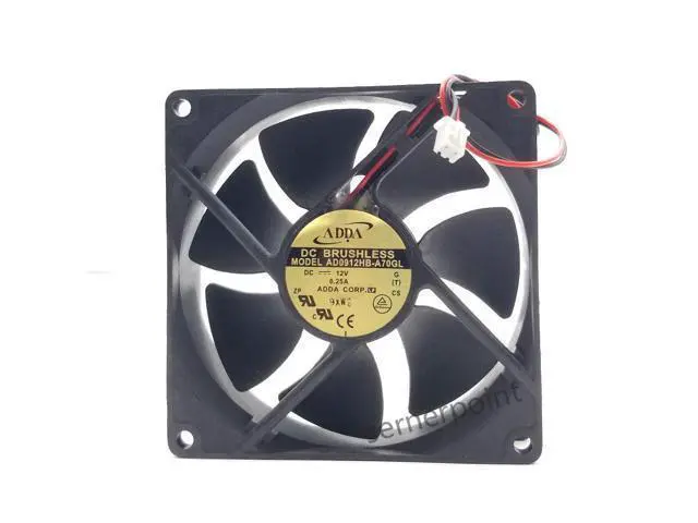 Alt view image 3 of 4 - Well Tested AD0912HB-A70GL 12V 0.25A 90*90*25MM 9CM Cooling fan